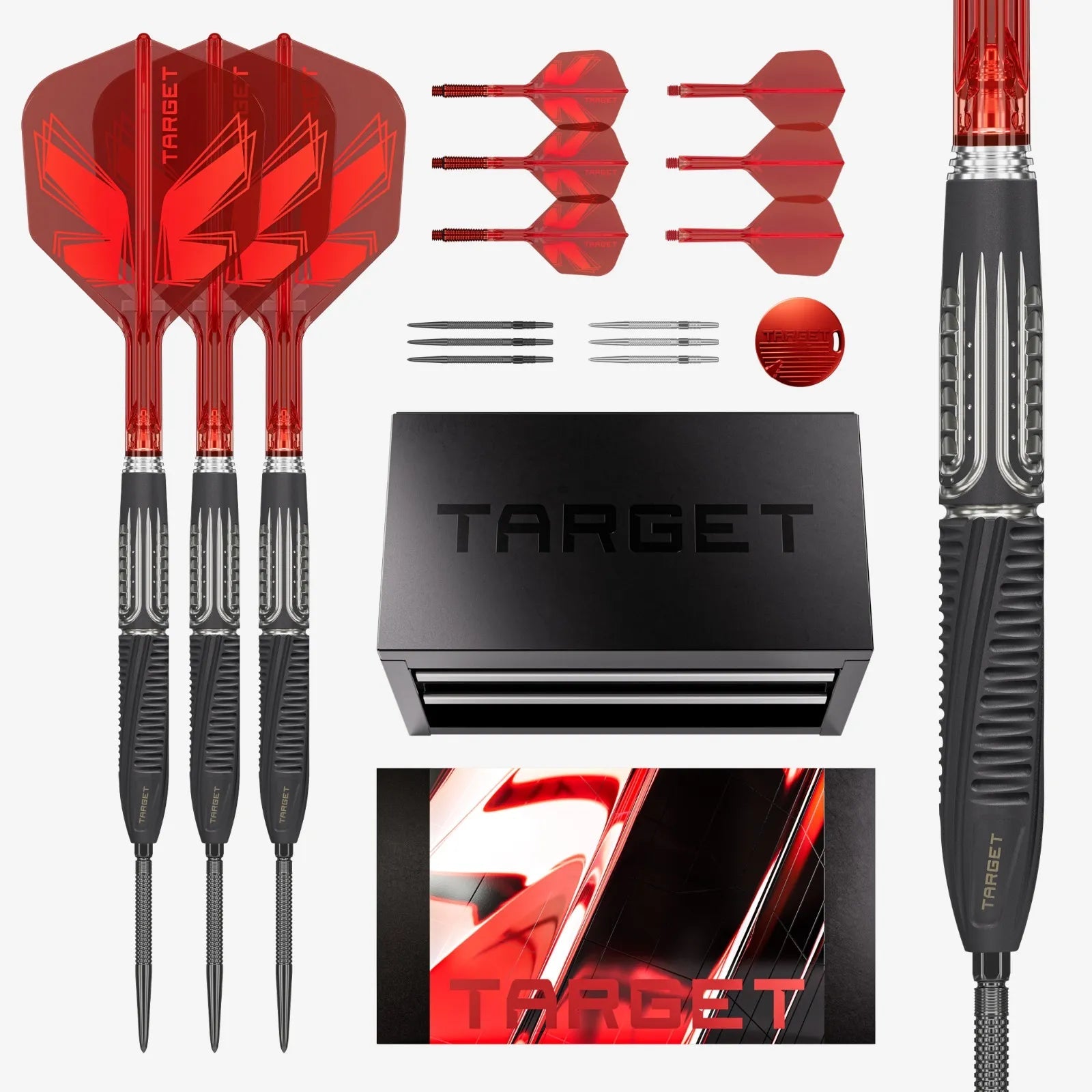 Target Shift Swiss Points Steeldarts 23g, 24g, 25g - 23g - FutureDart