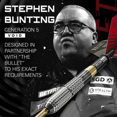 Target Stephen Bunting GEN5 Void Swiss Point Steeldarts - 18g, 22g, 23g, 25g - 18g - FutureDart