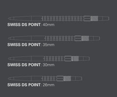 Target Swiss DS Point Silber, Schwarz, Gold - Silber - 26 mm - FutureDart