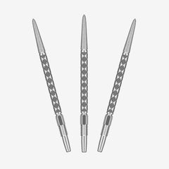 Target Swiss Point FLT Silber, Schwarz, Gold - Silber - 35mm - FutureDart