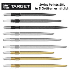 Target Swiss Point SKL Silber, Schwarz, Gold - Silber - 30 mm - FutureDart