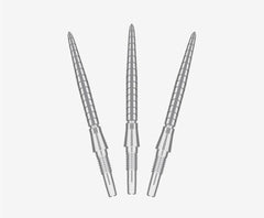 Target Swiss Storm Quartz Point Silber, Schwarz, Gold - Silber - 26 mm - FutureDart