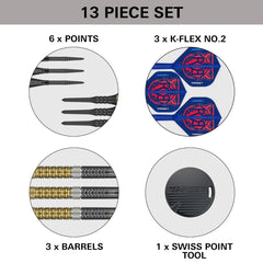 Target Raymond Van Barneveld GEN6 Softdarts 18g, 20g - 18g - FutureDart