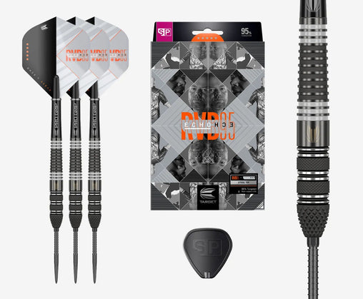 Target Raymond Van Barneveld RvB95 X Echo Swiss Point Steeldarts 21g, 23g, 25g - 21g - FutureDart