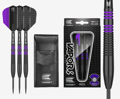Target Vapor 8 Black - Purple Steeldarts 21g, 23g - 21g - FutureDart