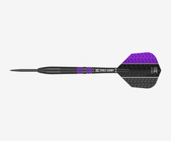 Target Vapor 8 Black - Purple Steeldarts 21g, 23g - 21g - FutureDart