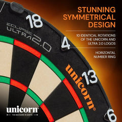 Unicorn Eclipse Ultra 2.0 Steeldartboard - FutureDart