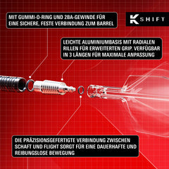 Target K-Flex Shift Flight & Shaft System No.2 - No.6 Short-Intermediate-Medium