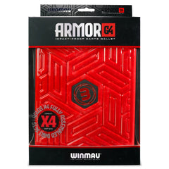 Winmau Armor G4 Dart Wallet Dartcase - Dartkoffer - Darttasche - Rot - FutureDart
