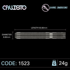 Winmau Callisto 1 Steeldarts 22g, 24g - 22g - FutureDart