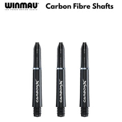 Winmau Carbon X Fibre Reinforced Polymer Shafts - Short 35mm - FutureDart