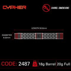 Winmau Cypher Softdarts 20g - FutureDart