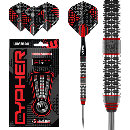 Winmau Cypher Steeldarts 22g, 24g, 26g - 22g - FutureDart