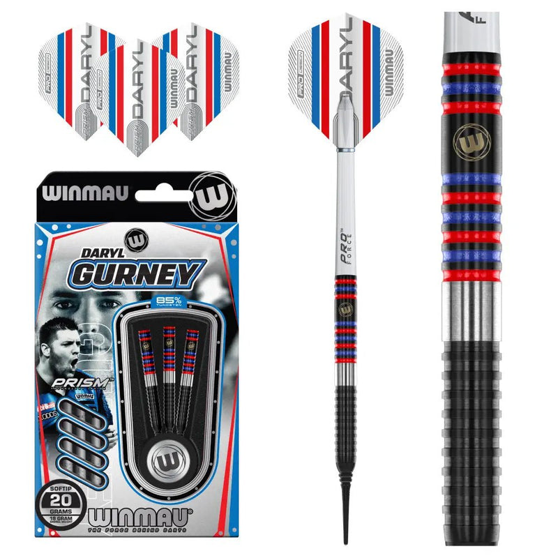 Winmau Daryl Gurney 85% soft darts 20g – FutureDart