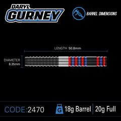 Winmau Daryl Gurney 85% Softdarts 20g - FutureDart