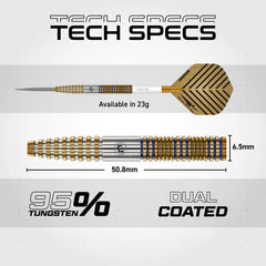 Winmau Daryl Gurney 95% Signature Edition Steeldarts 23g - FutureDart