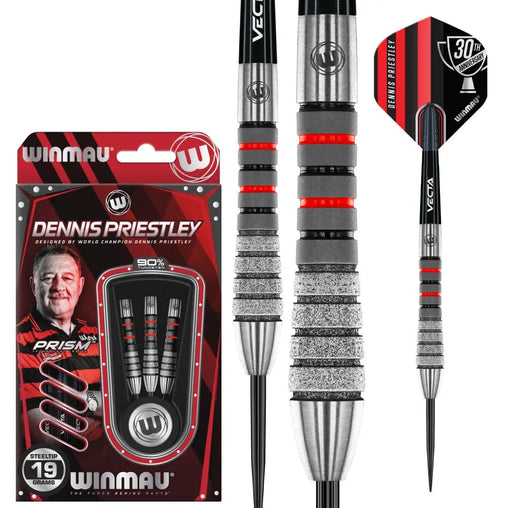 Winmau Dennis Priestley Diamond 3 - Zero Steeldarts 19g, 22g, 24g - 19g - FutureDart