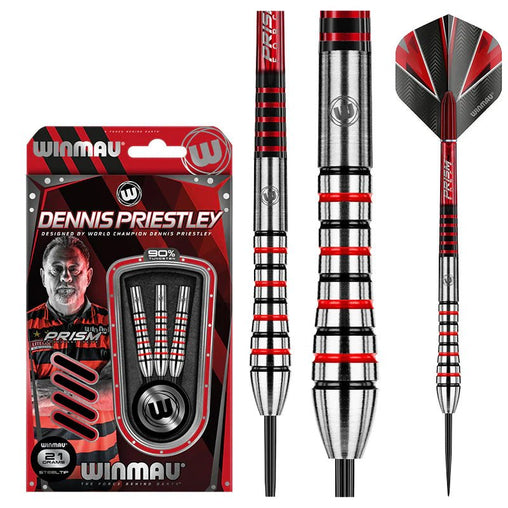 Winmau Dennis Priestley Steeldarts 21g, 23g, 25g - 21g - FutureDart