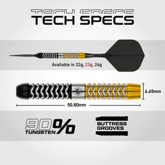 Winmau Exion Switch Point Darts - Parallel Steeldarts 22g, 23g, 24g - 24g - FutureDart