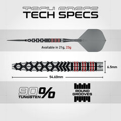 Winmau Fornax Switch Point Darts - Tapered Steeldarts 21g, 23g - 23g - FutureDart