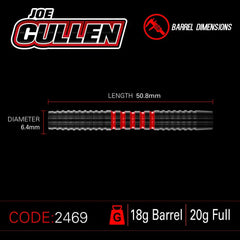 Winmau Joe Cullen 85% Softdarts 20g - FutureDart