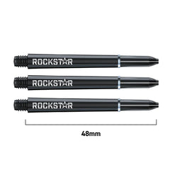 Winmau Joe Cullen Rockstar Shafts short/medium - Medium 46mm - Black - FutureDart