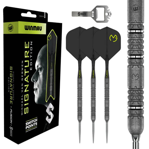 Winmau Michael Van Gerwen Mvg Signature Edition Switch Point Steeldarts 22g, 23g, 24g - 22g - FutureDart