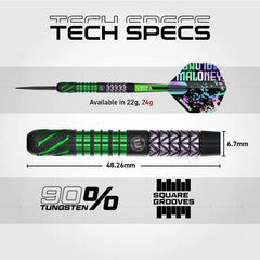 Winmau Mike Maloney 90% Tungsten Steeldarts 24g - FutureDart