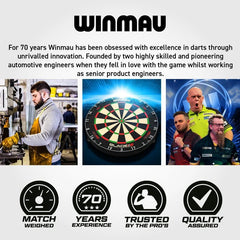 Winmau Mike Maloney 90% Tungsten Steeldarts 24g - FutureDart