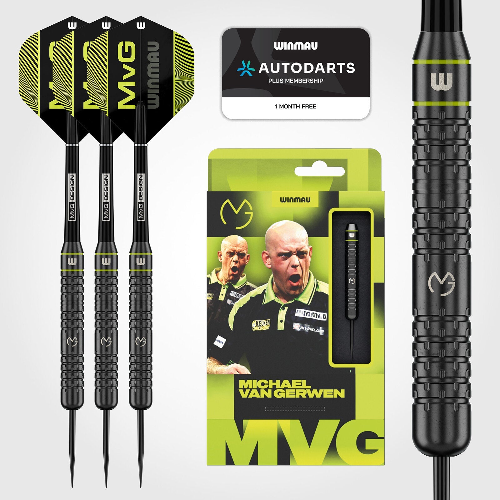 Winmau MVG Michael van Gerwen Brass Core Steeldarts 21g - FutureDart