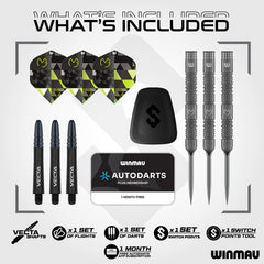 Winmau MvG Michael van Gerwen Switch Point TS Steeldarts 21g, 23g, 25g - 21 g - FutureDart