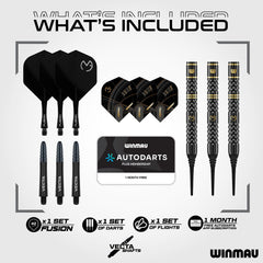 Winmau MvG Michael van Gerwen W-Max 90% Tungsten Softdarts 18g - FutureDart