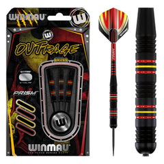 Winmau Outrage V2 Steeldarts 21g, 23g - 21g - FutureDart