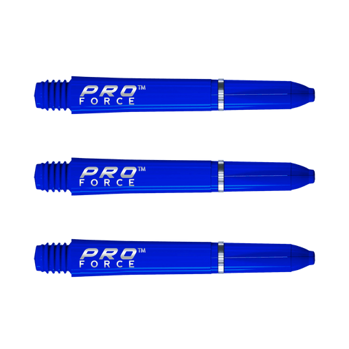 Winmau Pro Force Shaft mit Ring Blau - Blau - Extra Short 27mm - FutureDart