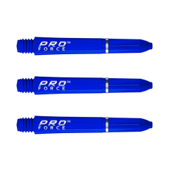 Winmau Pro Force Shaft mit Ring Blau - Blau - Extra Short 27mm - FutureDart