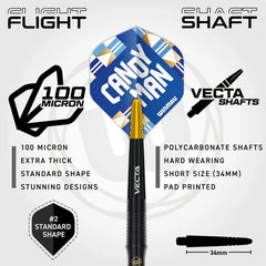 Winmau Rashad Sweeting Candy Man Steeldarts 24g - FutureDart