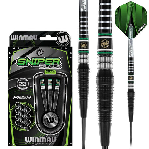 Winmau Sniper Black 2025 Steeldarts 23g, 24g - 23g - FutureDart
