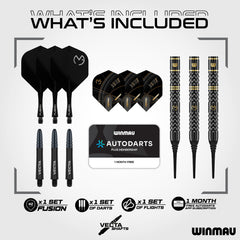 Winmau MvG Michael van Gerwen W-Max 90% Tungsten Softdarts 18g