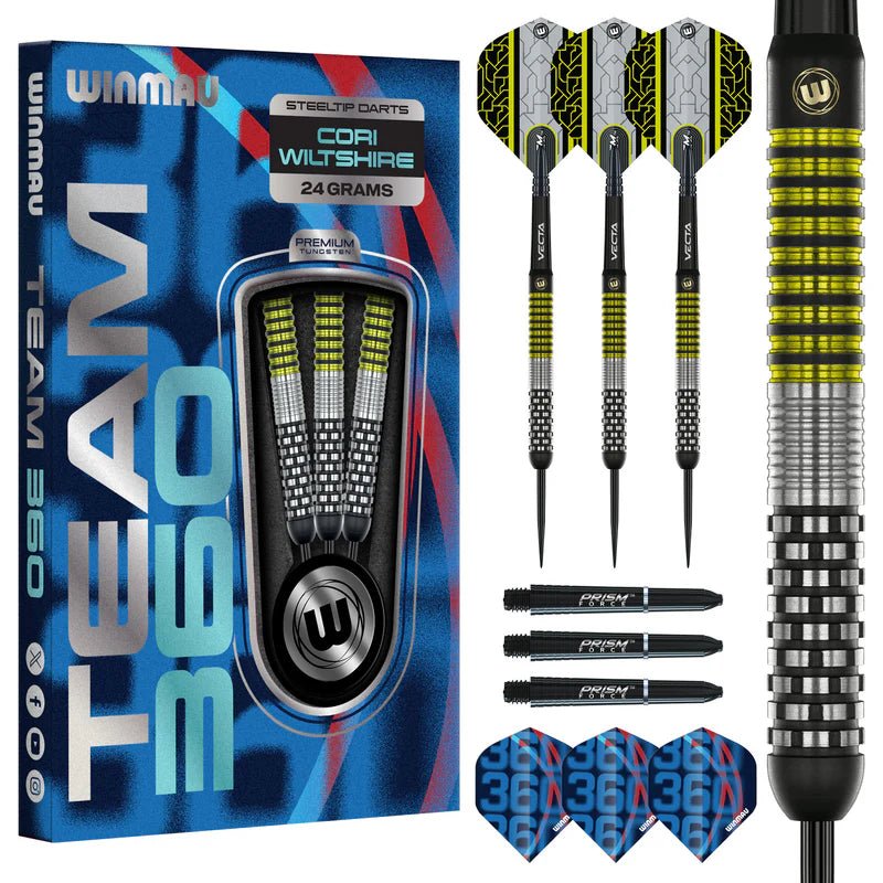 Winmau Team 360 Cori Wiltshire Steeldarts 24g - FutureDart