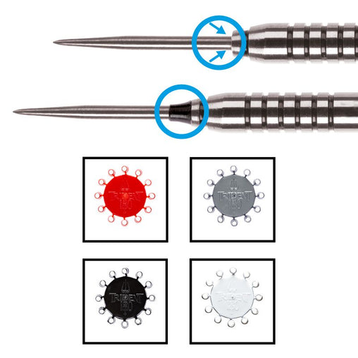 Winmau Trident 180 Kappen - Rot - FutureDart