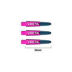 Winmau Vecta Shaft - Pink - Short 34 mm - FutureDart