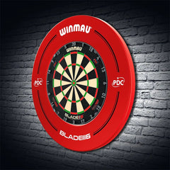 Winmau Dartboard Surround PDC Rot - FutureDart