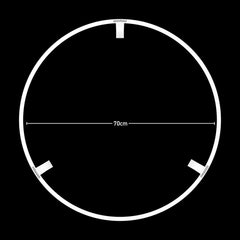 Winmau Plasma ICE Dartboard LED Beleuchtung & Grey/White Pro - Line Surround Bundle - FutureDart