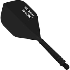 XQ Max Fenix Flight und Schaftsystem - Short 22mm - Black - FutureDart