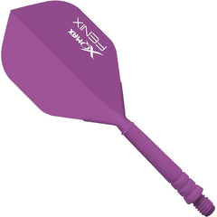XQ Max Fenix Flight und Schaftsystem - Short 22mm - Purple - FutureDart