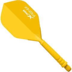 XQ Max Fenix Flight und Schaftsystem - Short 22mm - Yellow - FutureDart