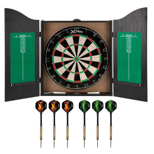 XQ Max Home Dartcenter Black Bristle Dartboard - FutureDart