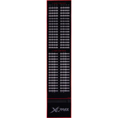 XQMax Check Out Dartteppich - Rot - 60 cm x 285 cm - FutureDart
