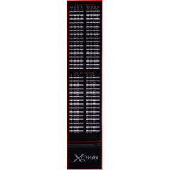 XQMax Check Out Dartteppich - Rot - 80 cm x 285 cm - FutureDart