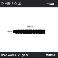 Winmau Scott Waites steel darts 22g, 24g